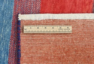 Multicolored Tribal 5X6 Gabbeh Modern Oriental Rug