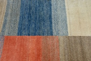 Multicolored Tribal 5X6 Gabbeh Modern Oriental Rug