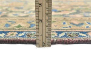 Semi Antique Muted Light Salmon Floral 9X12 Distressed Vintage Oriental Rug