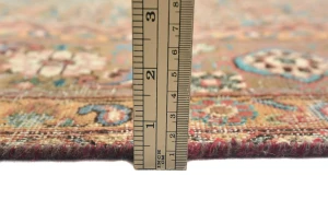 Semi Antique Brown Geometric 6X9 Vintage Oriental Rug