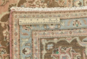 Semi Antique Muted Salmon Floral 6X9 Distressed Vintage Oriental Rug