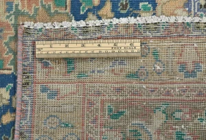 Semi Antique Muted Salmon Floral 6X9 Distressed Vintage Oriental Rug