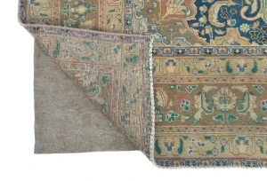 Semi Antique Muted Salmon Floral 6X9 Distressed Vintage Oriental Rug