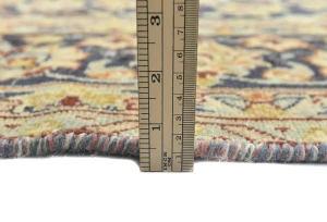 Semi Antique Muted Floral 6'5X8'2 Distressed Vintage Oriental Rug