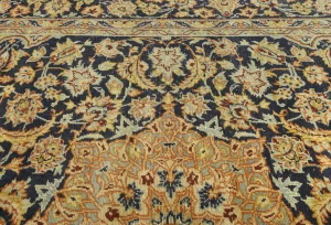 Semi Antique Muted Floral 6'5X8'2 Distressed Vintage Oriental Rug