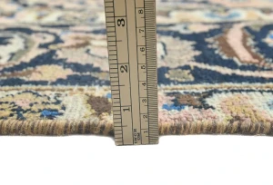 Semi Antique Muted Light Salmon Floral 8X11 Distressed Vintage Oriental Rug