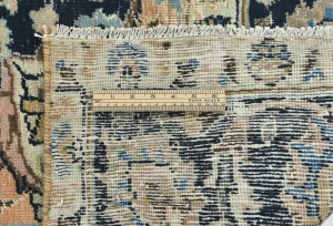 Semi Antique Muted Light Salmon Floral 8X11 Distressed Vintage Oriental Rug