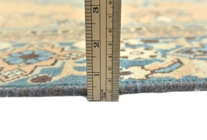 Semi Antique Muted Floral 7'5X10'7 Distressed Vintage Oriental Rug