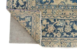 Semi Antique Muted Light Salmon Floral 9X12 Distressed Vintage Oriental Rug