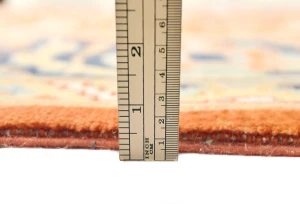 Orange Tribal 9X12 Oushak Chobi Oriental Rug