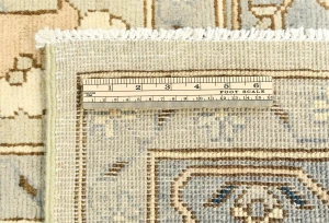 Muted Gray Tribal 9X12 Oushak Chobi Oriental Rug