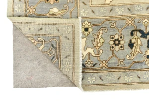 Muted Gray Tribal 9X12 Oushak Chobi Oriental Rug