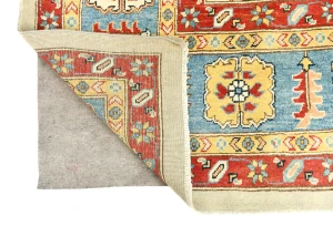 Cream Geometric Tribal 10X14 Heriz Serapi Oriental Rug