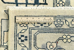 Greige Tribal Geometric 8X8 Heriz Serapi Oriental Square Rug