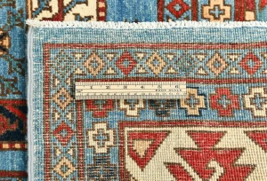 Blue Tribal Geometric 8X10 Turkoman Pakistan Rug