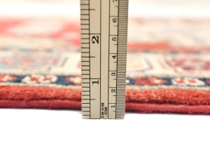 Red Tribal Geometric 3X10 Kazak Oriental Runner Rug