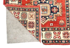 Red Tribal Geometric 3X10 Kazak Oriental Runner Rug