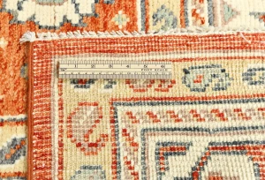 Muted Gray Floral 8X10 Oushak Chobi Oriental Rug
