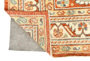 Muted Gray Floral 8X10 Oushak Chobi Oriental Rug