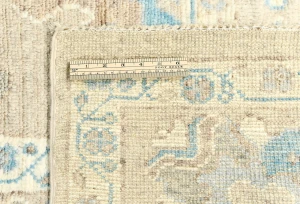 Muted Beige Floral Transitional 8X10 Oushak Oriental Rug