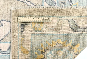 Muted Pastel Brown Transitional Floral 8X10 Oushak Oriental Rug