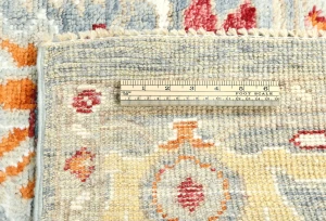Muted Gray Floral 8X10 Oushak Oriental Rug