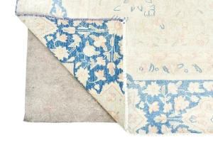 Antique Muted Rust Floral 8X12 Distressed Vintage Oriental Rug