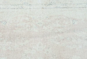 Muted Floral 9X12 Distressed Vintage Oriental Rug
