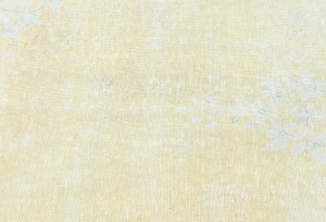 Antique Muted Gold Floral 9X12 Distressed Vintage Oriental Rug