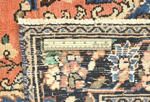 Antique Muted Floral 8X11 Distressed Vintage Oriental Rug