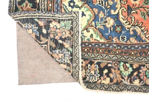 Antique Muted Floral 8X11 Distressed Vintage Oriental Rug