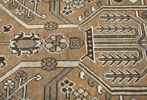 Semi Antique Muted Colors Tribal 6X10 Distressed Vintage Oriental Rug