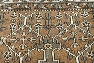 Semi Antique Muted Colors Tribal 6X10 Distressed Vintage Oriental Rug