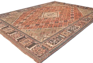 Semi Antique Muted Tribal 8X11 Joshaghan Persian Rug