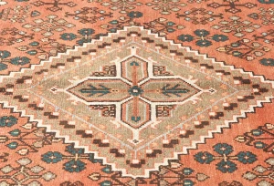 Semi Antique Muted Tribal 8X11 Joshaghan Persian Rug