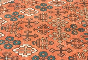 Semi Antique Muted Tribal 8X11 Joshaghan Persian Rug