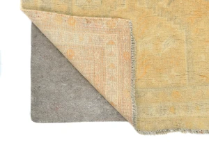 Vintage Muted Beige Tribal 5X9 Shiraz Persian Runner Rug