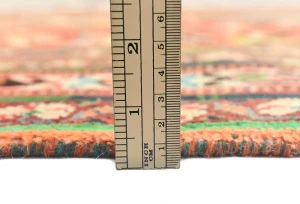 Semi Antique Muted Colors Tribal 6'4X9'5 Shiraz Persian Rug