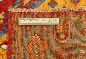 Vintage Red Tribal Geometric 5X8 Shiraz Persian Rug