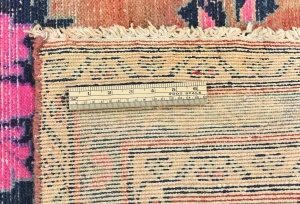 Vintage Muted Salmon Tribal 3'6X14'8 Meshkin Persian Runner Rug