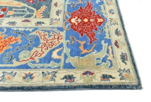 Muted Colors Floral Transitional 8X10 Oriental Rug