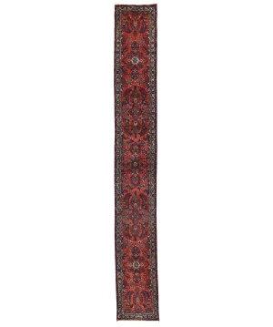 Vintage Red Tribal 3X17 Lilian Persian Runner Rug