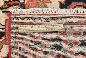 Cream Floral Tribal 5'0X8'5 Hamedan Persian Rug