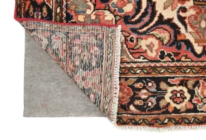 Cream Floral Tribal 5'0X8'5 Hamedan Persian Rug