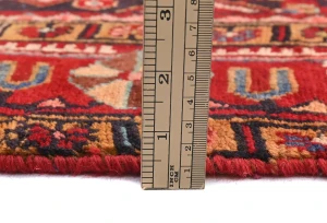 Vintage Plum Floral Tribal 4'5X7'6 Hossainabad Persian Rug
