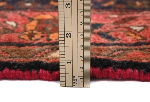 Vintage Maroon Red Floral Tribal 3'5X6'8 Hamedan Persian Rug