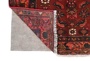 Vintage Maroon Red Floral Tribal 3'5X6'8 Hamedan Persian Rug