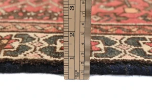 Vintage Red Floral Tribal 3X5 Hamedan Persian Rug