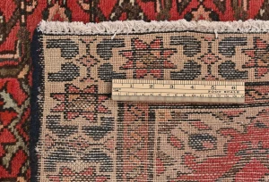 Vintage Red Floral Tribal 3X5 Hamedan Persian Rug