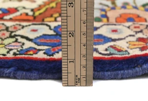 Vintage Rusty Red Floral 3X5 Bakhtiari Persian Rug